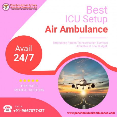 acquire-panchmukhi-air-ambulance-service-in-hyderabad-with-multi-specialist-doctors-big-0